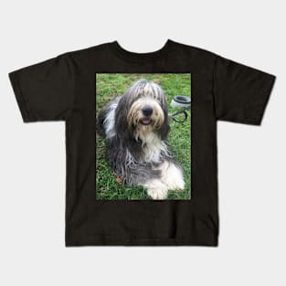 Bearded Collie - Happy Chappy Beardie Kids T-Shirt